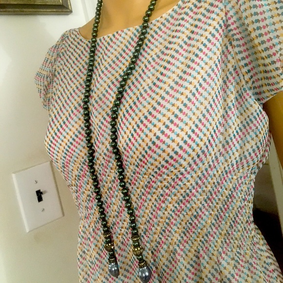 Heidi Daus Swarovski Dyed Tahitian Pearl Scarf - Picture 6 of 13